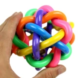 Резиновый мяч 12 -летний магазин шесть цветных резиновых шариков плюшевые щенки щенки щенки с измельченными зубами Большая собачья головоломка