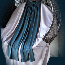 Super comfortable Ice Silk wide leg pants womens high waist loose silky slippery silky feeling slim mopper