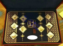 A perfect 100g-year-old commemorative silver brick pure silver treasured suit Grand full 100g silver badge