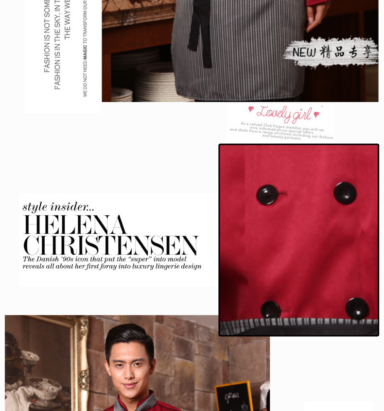 Veste chef cuisinier en polyester - Ref 1910969 Image 38
