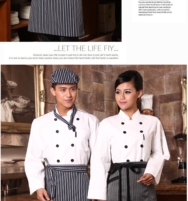 Veste chef cuisinier en polyester - Ref 1910969 Image 32