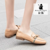 公猴 Демисезонная обувь для кожаной обуви, универсальные лоферы в английском стиле для отдыха, туфли, осенняя