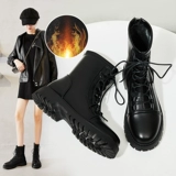 公猴 Martens, зимние короткие сапоги в английском стиле на платформе, коллекция 2022, в британском стиле, популярно в интернете