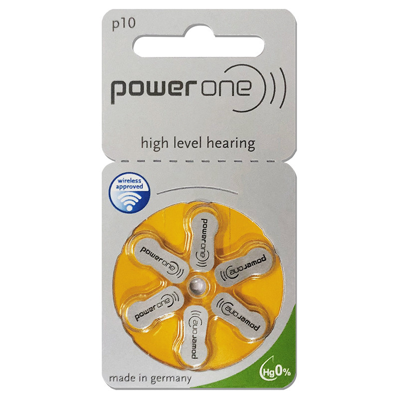 The imported hearing aid battery A10 Hearing A10 P10 Zinc Air Powerone 10 PR536