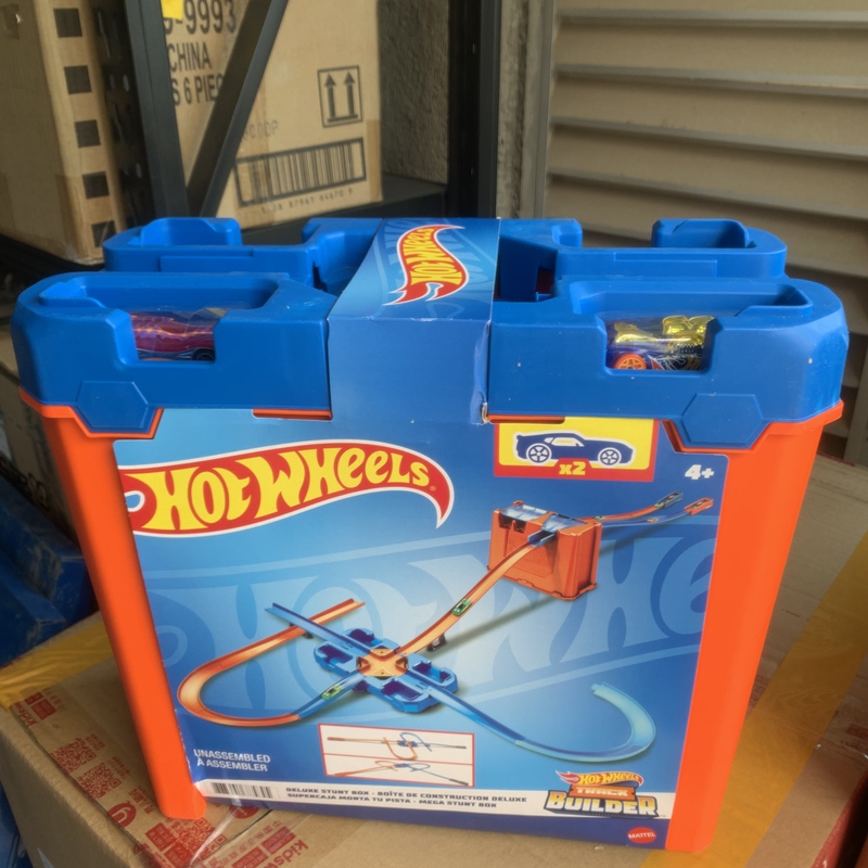 Hot Wheels Folding Straight Track Box, Wall-Climbing, Curved Track, Accelerator, Loop, Launcher Accessories, Jump Platform, Loop-The-Loop