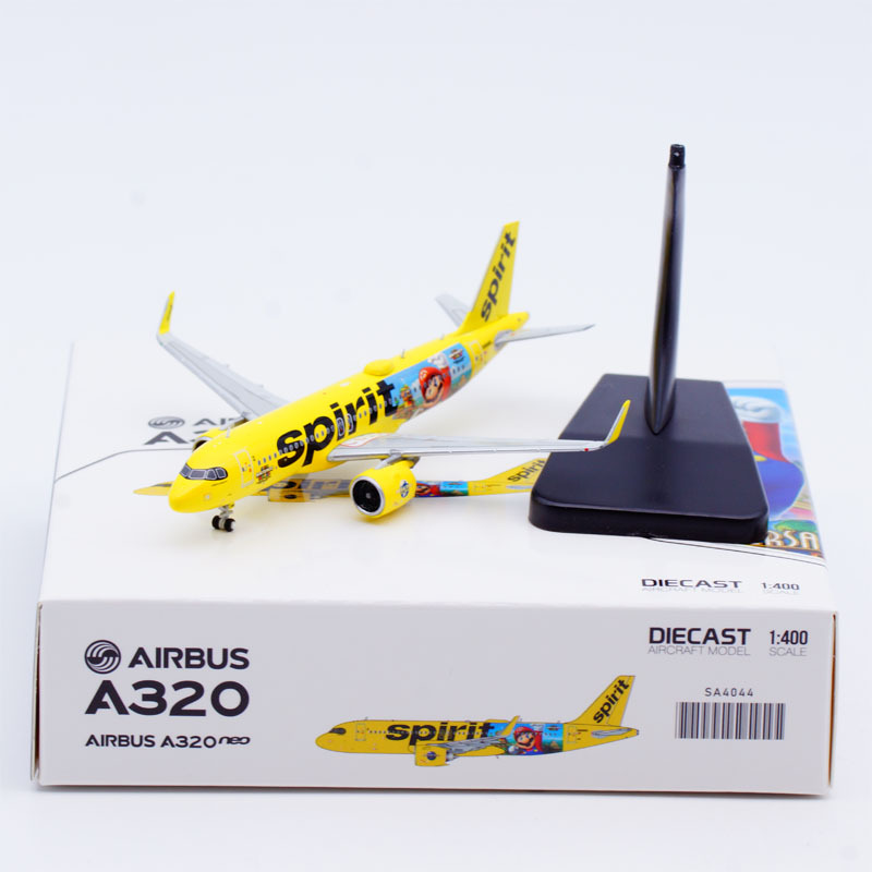 1:400 Jc Wings Alloy Passenger Aircraft Model American Spirit Airlines A320Neo N986Nk
