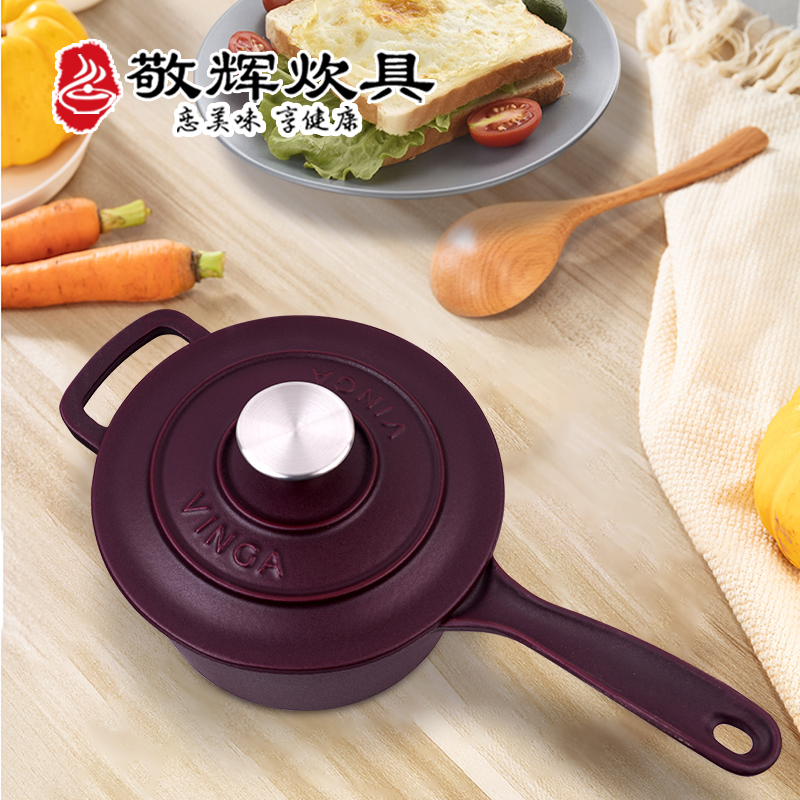 Cast Iron Export American-Style Enamel Pot, Enamel Pot, 19 Sauce Pot, Single-Handle, Uncoated, Baby Food Milk Pot Cast Iron Export American-Style Enamel Pot, Enamel Pot, 19 Sauce Pot, Single-Handle, Uncoated, Baby Food Milk Pot