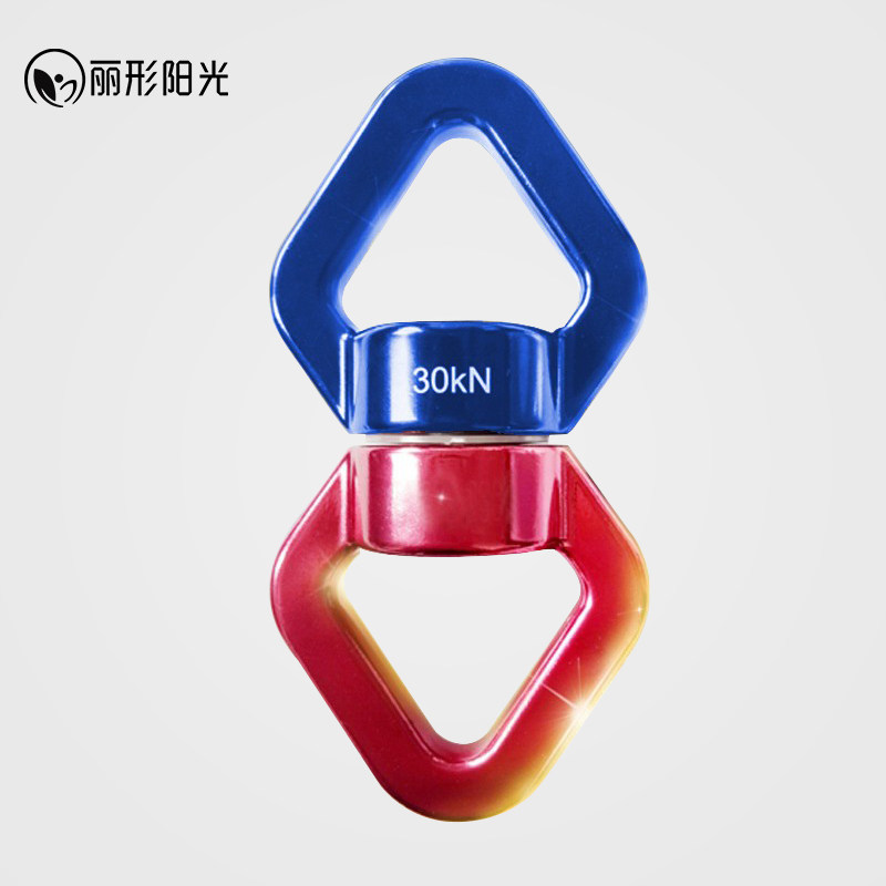Outdoor Rock Climbing Universal Wheel Fixed Connector Aerial Yoga Swivel Connection Ring High Idle Wheel Two-way Hanging Ring