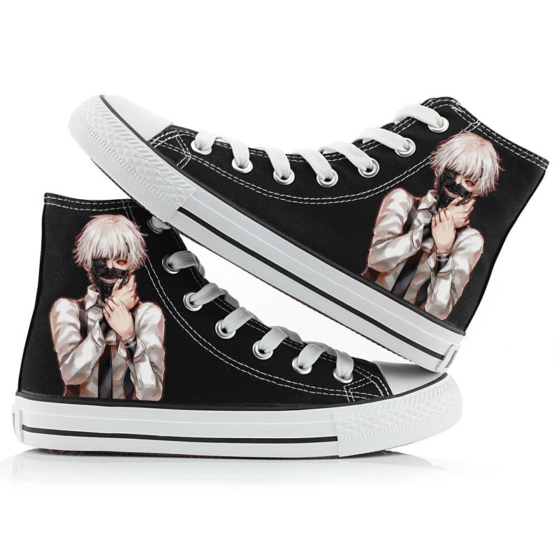 Кроссовки с рисунком аниме