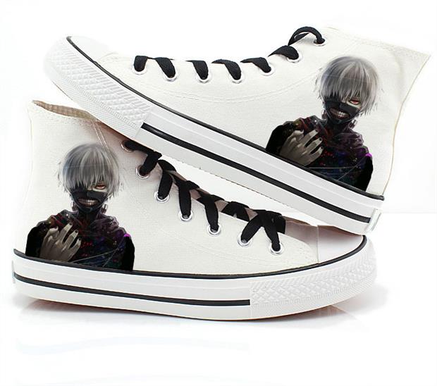 YOVCA Tokyo Ghouls giày vải cao cấp giày nam giày nữ Jin Muyan Dong Xiang giày cỡ lớn giày sinh viên giày thể thao adidas