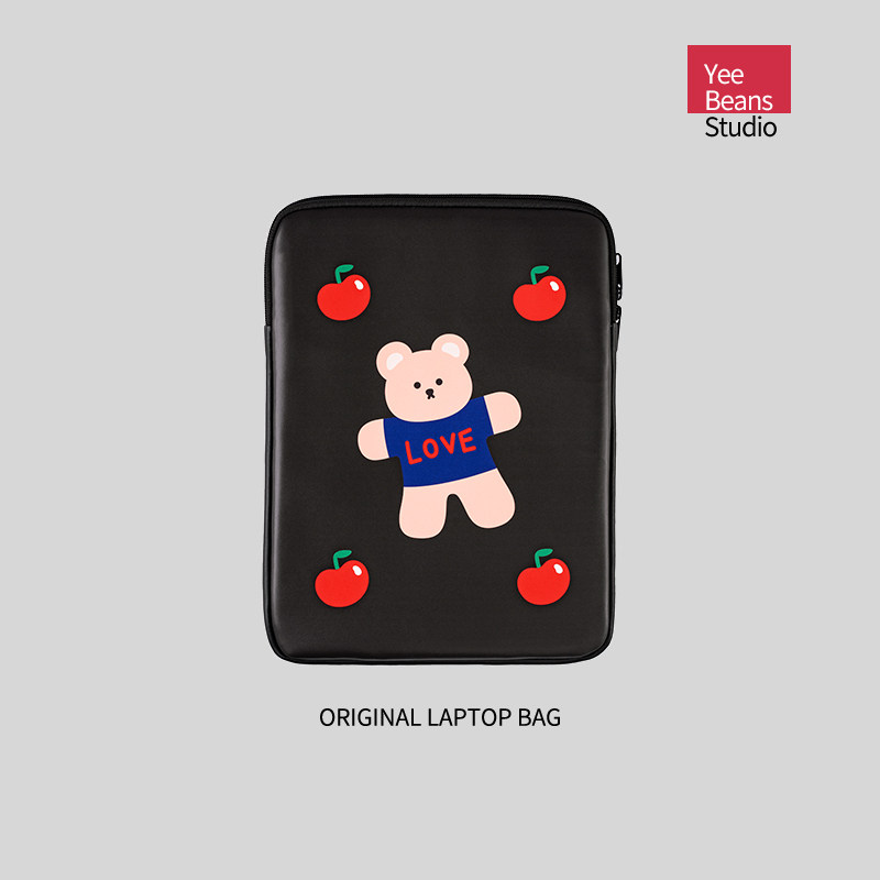 Apply cute hand grab ipad11 inch liner ins Cartoon woman flat 10 8 plus suede 12 9 containing protection package