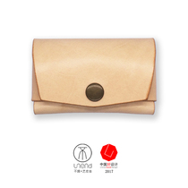 Original new products Handmade seamless tenon and mortise structure leather card bag Men and womens mini hand-made leather coin purse