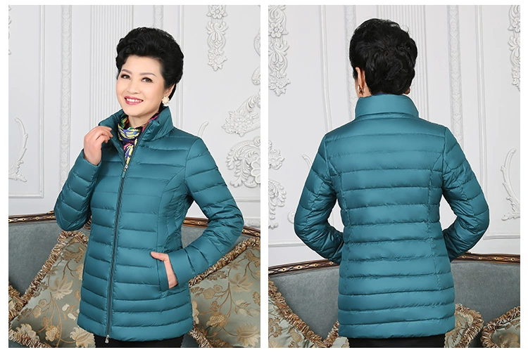 Thương hiệu Thiên niên kỷ trẻ trung mỏng manh xuống áo khoác nữ tải màu retro quần áo giảm béo mùa đông 20068