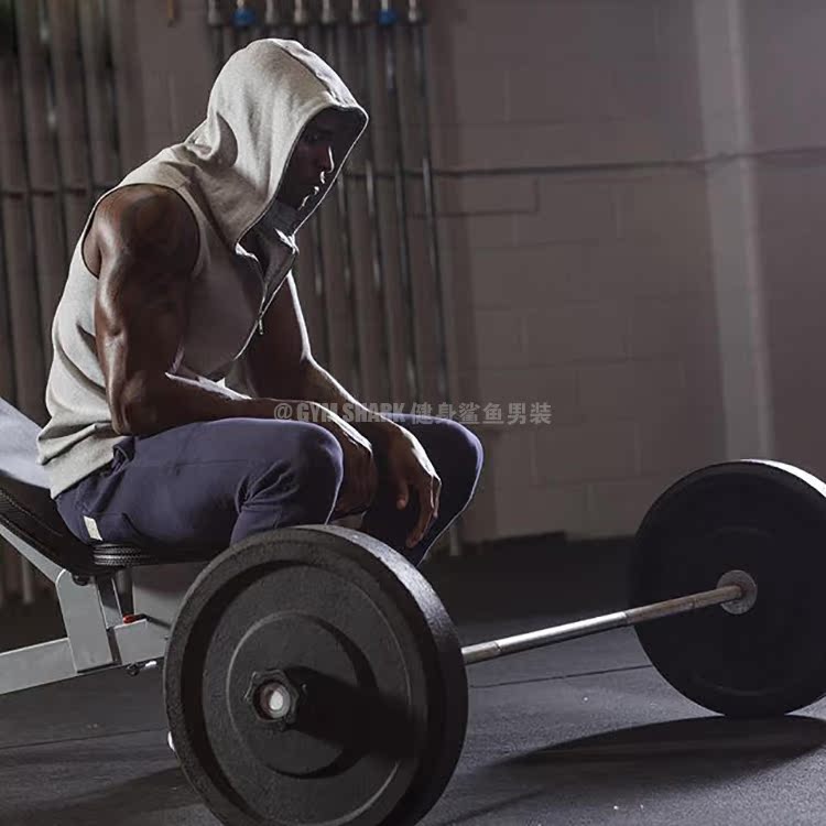 GA cơ anh em mới mùa hè thường tập thể dục trùm đầu thể thao vest áo len mỏng cardigan không tay vest áo ba lỗ thể thao nữ