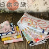 Японский хлопковый носовой платок, полотенце от пота, японская повязка на голову, защита от солнца