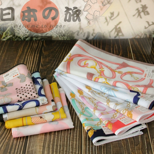 Японский хлопковый носовой платок, полотенце от пота, японская повязка на голову, защита от солнца