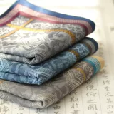 Хлопковый носовой платок, сине-белая хлопковая подарочная коробка, впитывает пот и запах