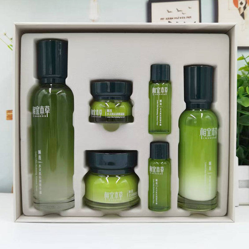 イノハーブ ウォーターリリー モイスチャライジング コスメセット（化粧水、乳液、クリーム） - イノハーブ公式サイトからの正規品