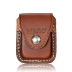 Nhập khẩu chính hãng ZIPPO dầu hỏa nhẹ hơn phụ kiện đặc biệt bao da nâu đen hai màu tùy chọn - Bật lửa hộp quẹt bic Bật lửa