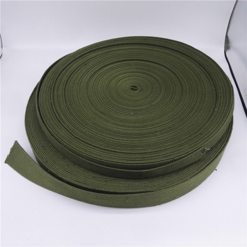 Thickened T C blend Army Green Shoulder Bag With Canvas Webbing Suitcase Spanish Bag With Student Military Training Belt Bundled Belt