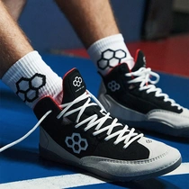 RUDIS Courage Adult non-slip wear-resistant comfortable breathable lightweight boxing shoes Sanda professional wrestling shoes