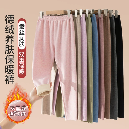 Бархатные детские удерживающие тепло штаны, демисезонные флисовые леггинсы для мальчиков, термобелье, подходит для подростков