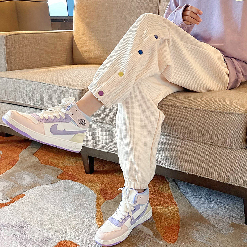 Girl Pants Han Edition Spring Summer Style 2022 Spring Dress New Children Sports Pants Spring Autumn CUHK Tong Hufu Ggiong Pants