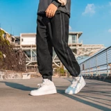 Осенние черные джинсы, штаны, большой размер