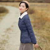 红念 Зимний короткий пуховик с пухом, куртка, корсет, 2020, подходит для подростков, увеличенная толщина