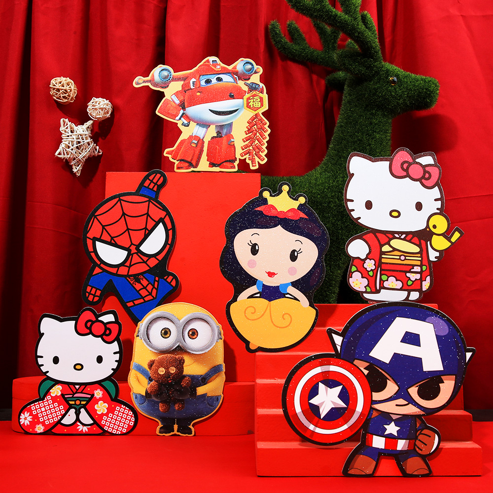 Three-dimensional cartoon red envelope bag personalized creative New Year Spring Festival profit is to seal the year of the tiger year-old bag children's New Year red envelope