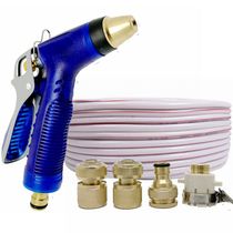 High pressure car wash water gun grab artifact punch car tools Telescopic water pipe hose Household tap pump nozzle set