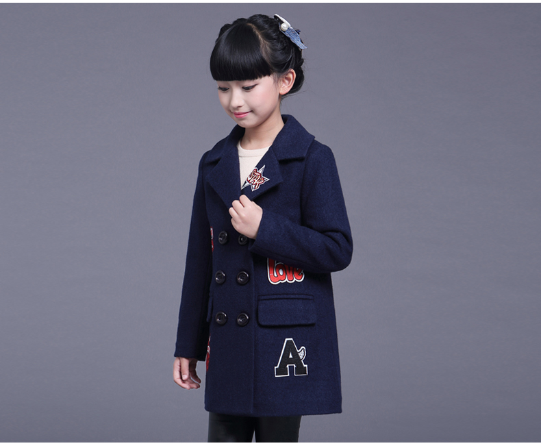 Manteau pour fille en laine - Ref 2162057 Image 23