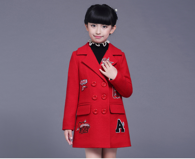 Manteau pour fille en laine - Ref 2162057 Image 18