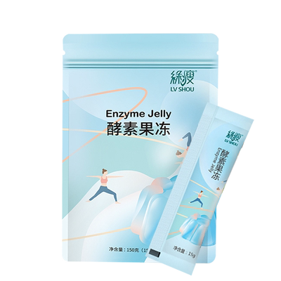 【绿瘦】复合果蔬酵素果冻10条