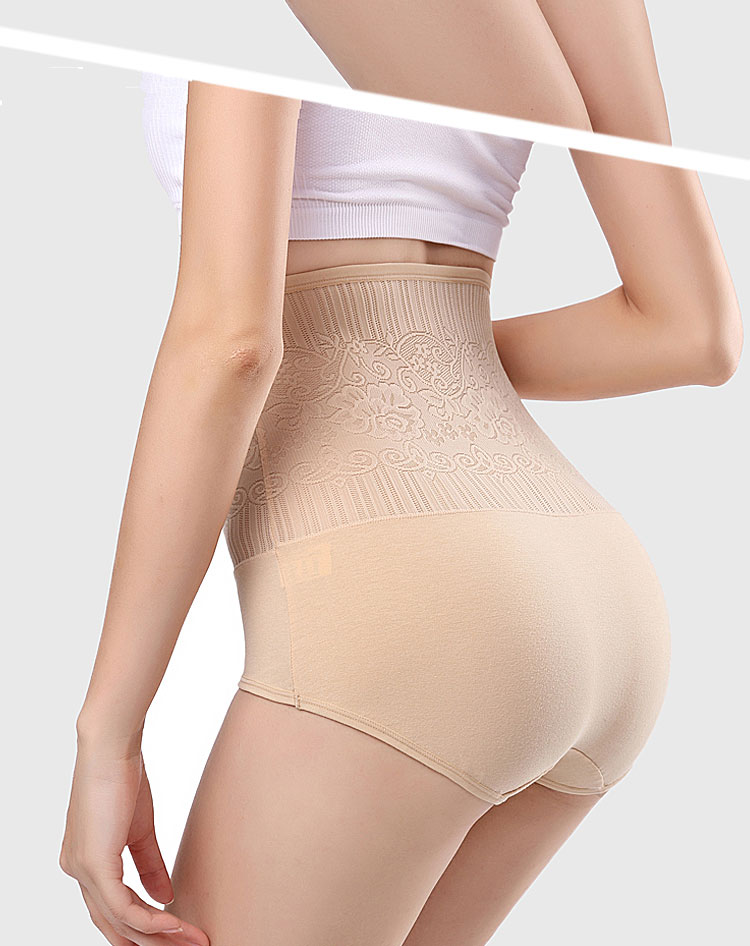 5 eo cao tummy hip ladies đồ lót cotton 裆 kích thước lớn sau sinh cơ thể hình ấm cung điện tóm tắt nữ mùa thu và mùa đông