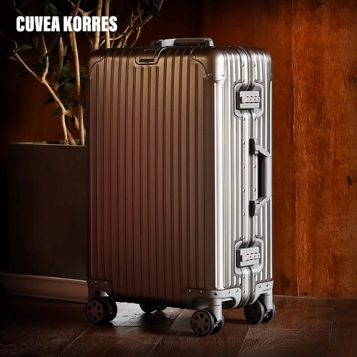 Металлический универсальный чемодан, металлическая коробка, алюминиево-магниевый сплав, 20 дюймов