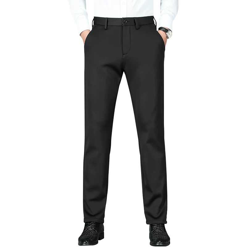 Spring universal trousers, trend of season, loose straight fit
