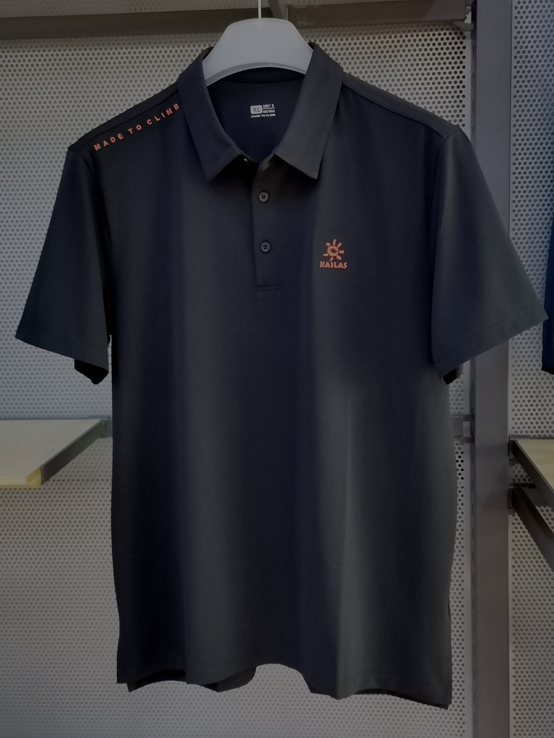 22 models of spring and summer Calle stone outdoor sports men and women travelling speed dry POLO shirts T-shirts Leisure Business Cloud Film 7113-Taobao