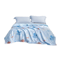 Luolai Home Textiles Childrens 100% Silk Quilt Core Tencel Summer Cooling Quilt Washable Air Conditioning Quilt Summer Machine Washable