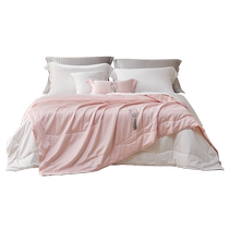 Luolai Home Textiles Autumn and Winter new product 100% cotton Class A mulberry silk quilt two-in-one quilt mother quilt double bed silk quilt