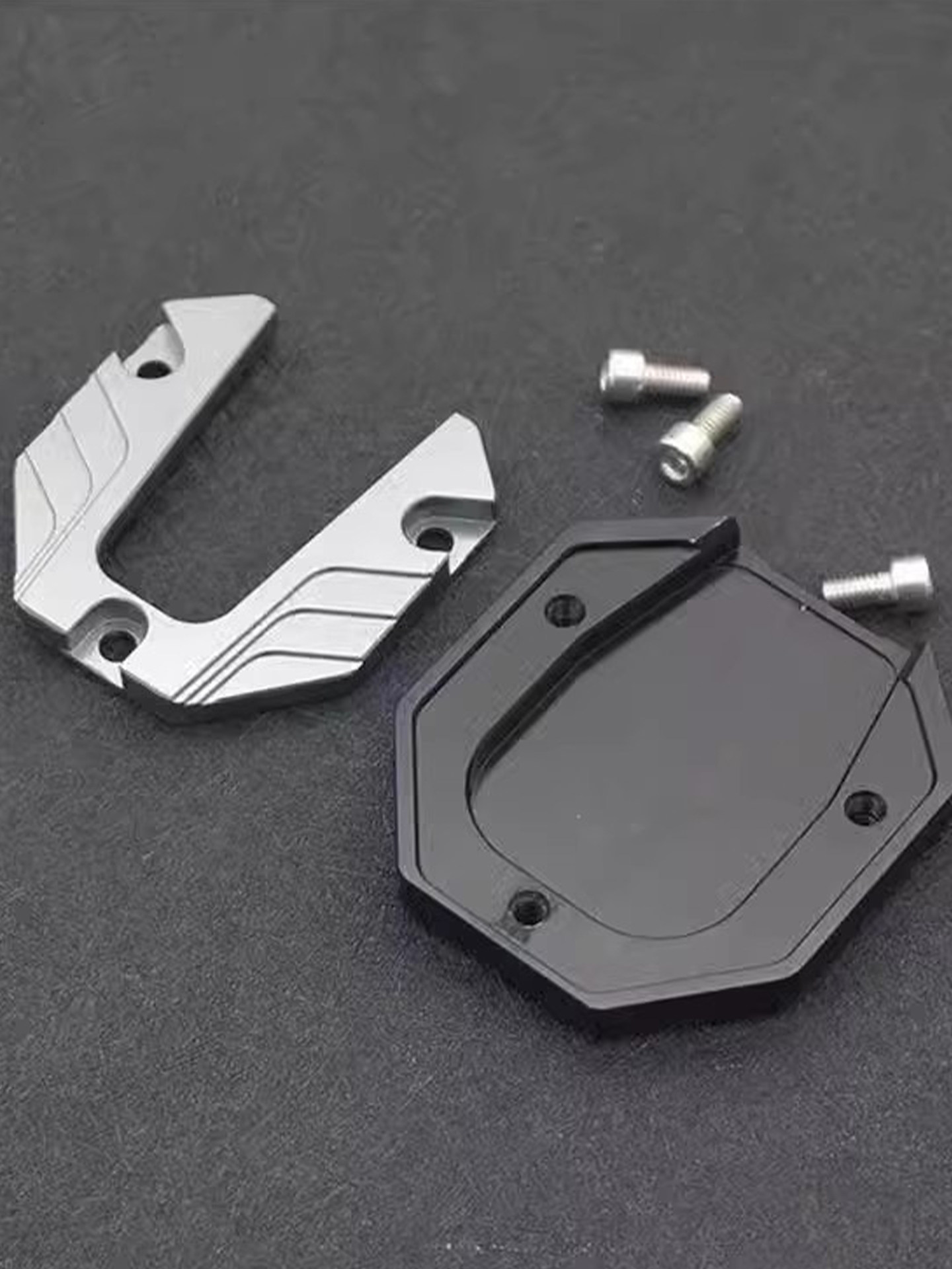 Motorcycle Kickstand Base Side Stand Modification Widened Electric Scooter Side Stand Thickened Durable Model Accessories