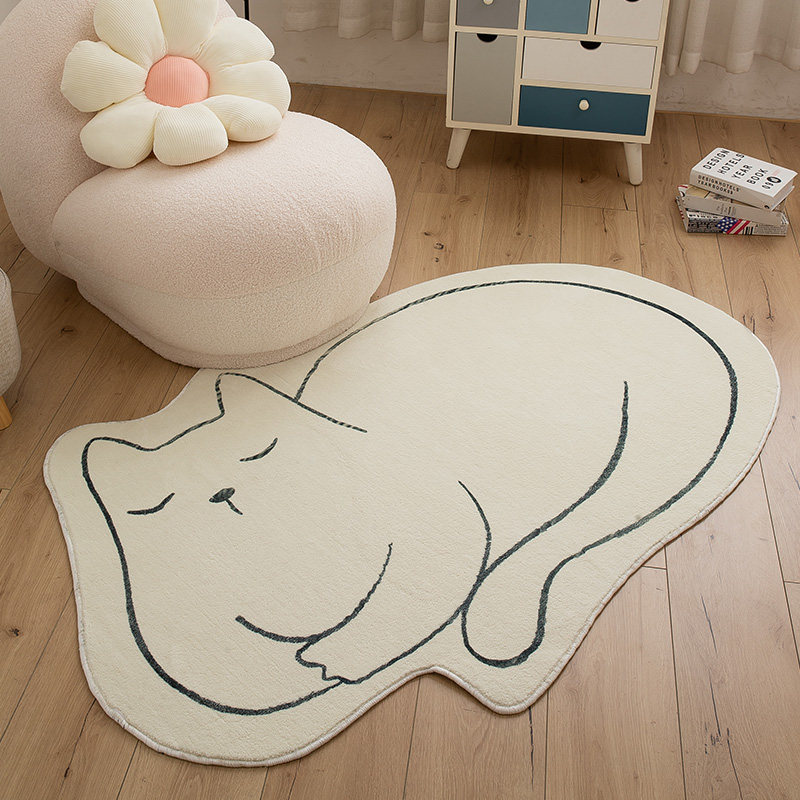Irregular Alien Carpet Bedroom Net Red in Cute Girl Carpet Living Room Children's Room Mat