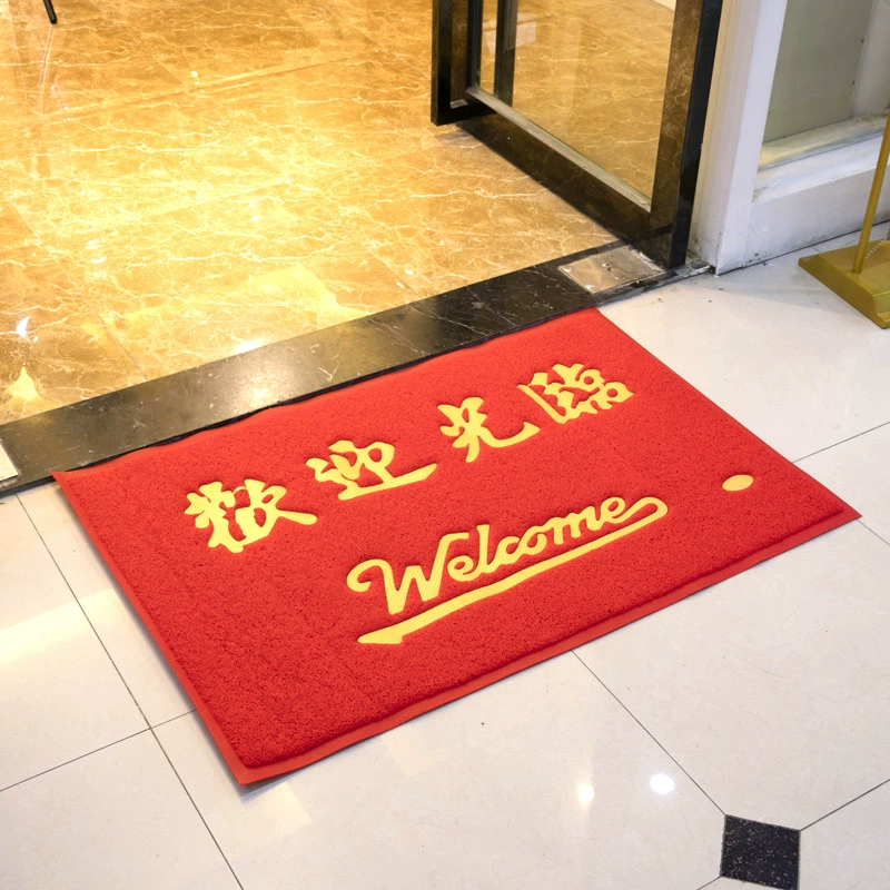Thảm tùy chỉnh logo chào mừng chào đón cửa mat thảm sàn thang máy tùy chỉnh cửa hàng thương mại quảng cáo thảm