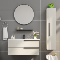 Klifier bathroom bathroom cabinet combination Modern simple Nordic bathroom sink hand washbasin wall cabinet