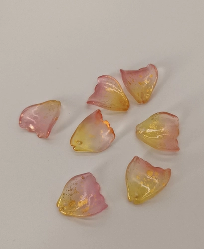 10 16x17 мм вьющиеся лепестки розовые перчатки бусинки древний ветер Diy ручной работы ручной работы материал материал материал материал