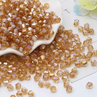 4 -миллиметровый бриллиант AB 50 Золотое шампанское