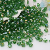 4 -миллиметровый бриллиант AB 50 кусочков зеленые