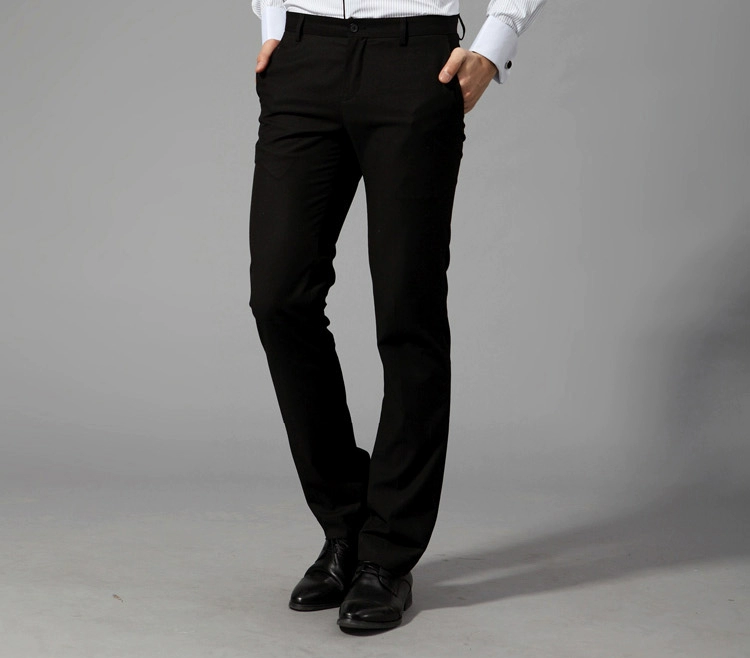 Quần nam kinh doanh tự canh tác thẳng nam quần chống nhăn không sắt quần thời trang phù hợp với quần tây - Suit phù hợp