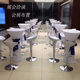 Exhibition table bar table round lifting small round table cocktail table high bar bar negotiation round table bar chair combination