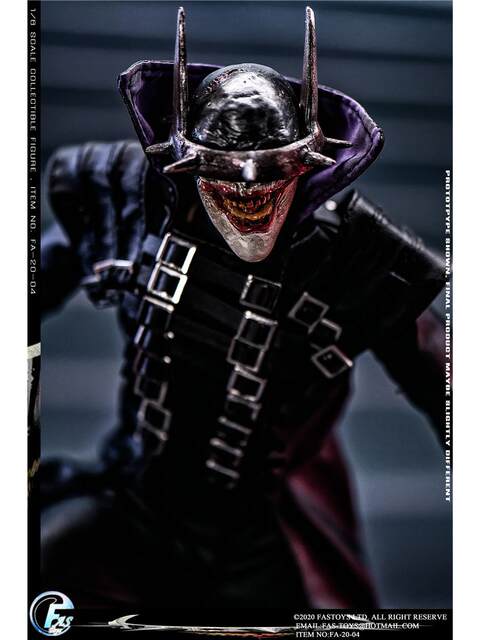 In Stock Fastoys 1/6 Action Figure Death Metal Laughing Bat Articulated Action Figure Doll Double-Headed Sculpture in Stock